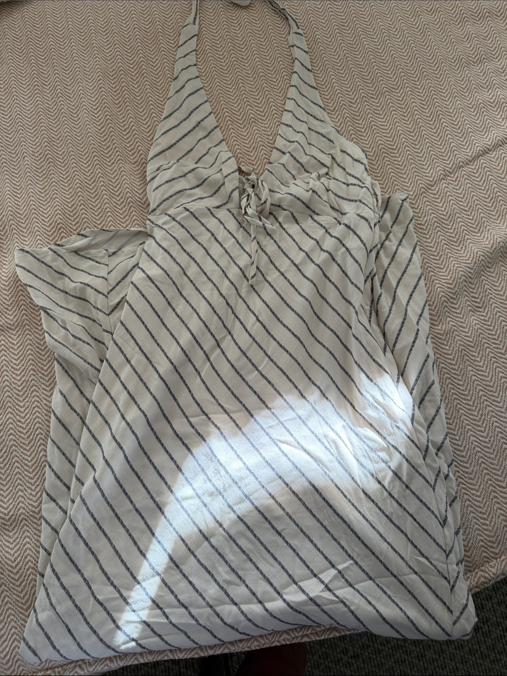 Wild Fable striped halter dress